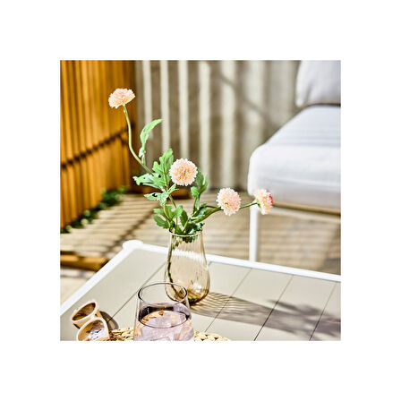Yapay çiçek, turuncu, 75 cm, krizantem, iç-dış mekan