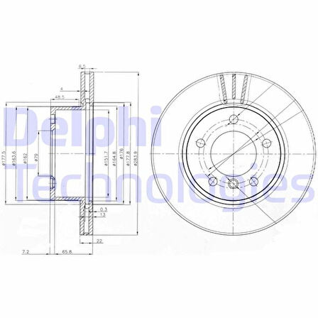 FREN DISKI ON BMW E81 E87 F20 F21 F22 F23 34116792215