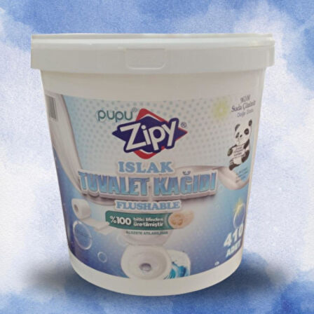 Zipy Islak Tuvalet Kağıdı 410 Yaprak