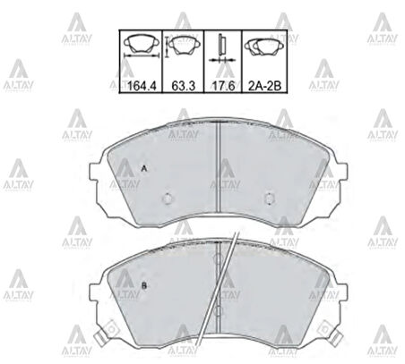 FREN BALATA H-1 2008-2011 / CARNIVAL 1999-2007 ÖN 58101 4DE00