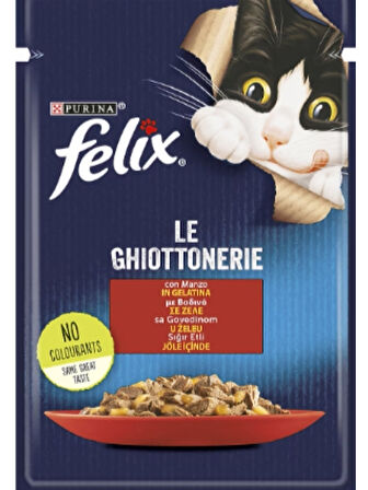 Felix Kedi Maması 85Gr Yaş Sığır Eti 26'Lı