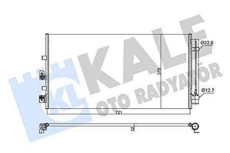 KONDENSER KLIMA RADYATORU YENI FOCUS 4 20171.5 ECOBLUE 1.0-1.5 ECOBOOST 2210579 2381795 JX6119710AC