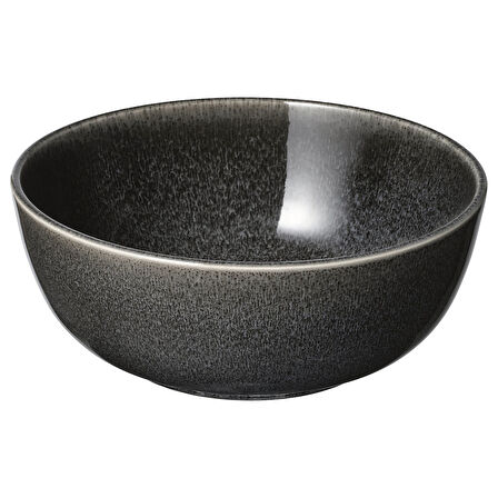 Seramik kase, koyu gri, 14 cm