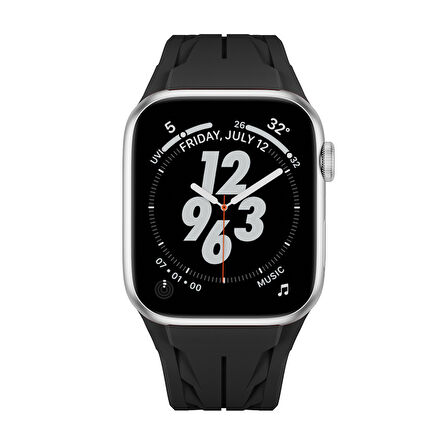 Apple Watch 1-2-3 42mm Uyumlu Yüksek Kalite TPU Silikon Kordon Kayış