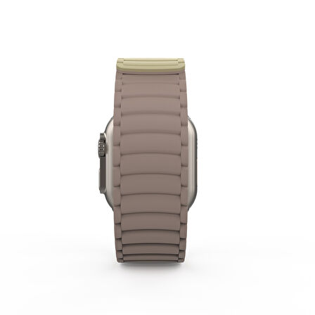Apple Watch Ultra / Watch Ultra 2 49mm Uyumlu Strap Manyetik Mıknatıslı Silikon Kordon Kayış