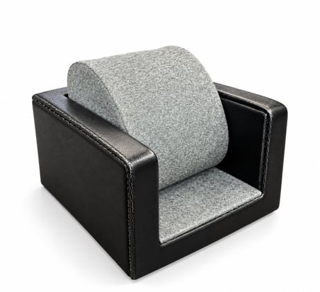 Saat Standı Tekli Koltuk Modeli – Pull Up Kaplama Alcantara Yastıklı