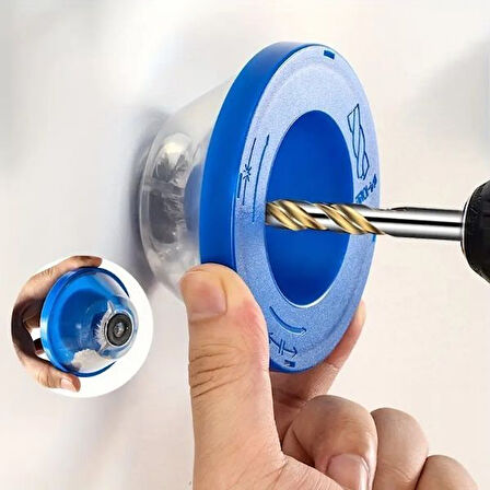 HOKORI Matkap Tozu Toplama Aparatı (4-10mm Uç Uyumlu) - Tozsuz, Temiz Delme ve Toz Tutucu Başlık