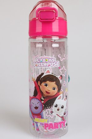 x Dekomus Lisanslı Gabby’s Dollhouse 500 Ml Tritan Matara "Dekomus Cep Defteri Hediyeli"