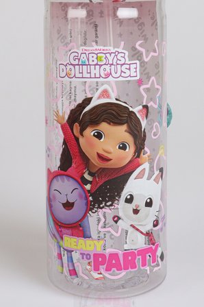 x Dekomus Lisanslı Gabby’s Dollhouse 500 Ml Tritan Matara "Dekomus Cep Defteri Hediyeli"