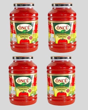 Öncü Domates Salçası 4300 gr x 4 Adet