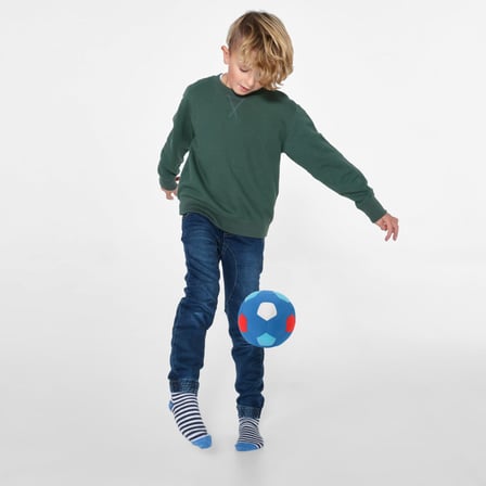 Yumuşak Oyuncak Top, Mavi-Kırmızı, Futbol