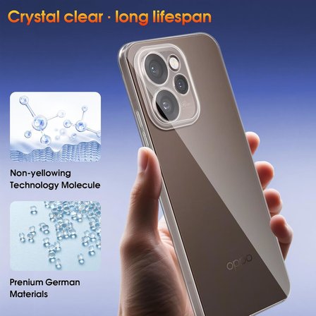 Oppo Reno 15 ile Uyumlu Kılıf Şeffaf Kamera Korumalı Esnek Silikon Telefon Kılıfı Kapak