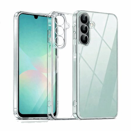 Samsung Galaxy A57 ile Uyumlu Kılıf Şeffaf Kamera Korumalı Esnek Silikon Telefon Kılıfı Kapak