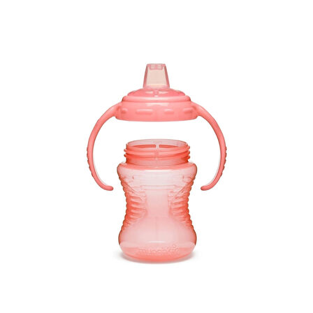 Munchkin Might Grip Alıştırma Bardağı, 237ml,6ay+1 Adet ,PEMBE