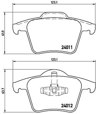 ARKA BALATA VOLVO XC90 2.5T 2002 D5 2002 T6 2002D5 58 2005 D5 2009 3.2 2006 D5 2009 274330 274512 30793093 274528