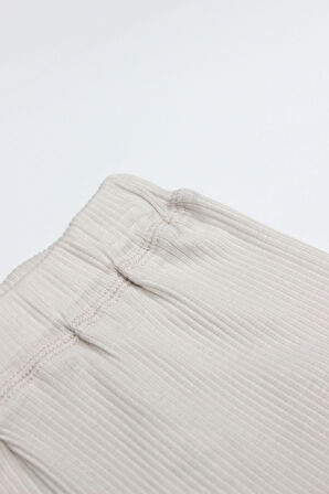 Bistyle Modal Flying Balloons Patikli Pantolon BS16122 Bej