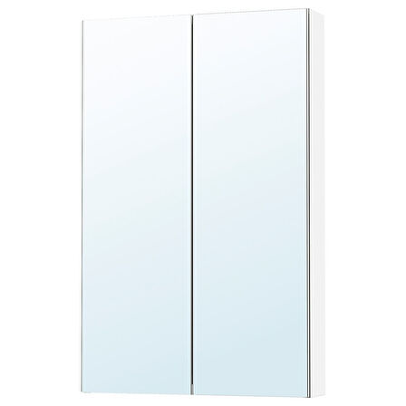 Banyo duvar dolabı, 60x15x95 cm, 2 ayna kapaklı