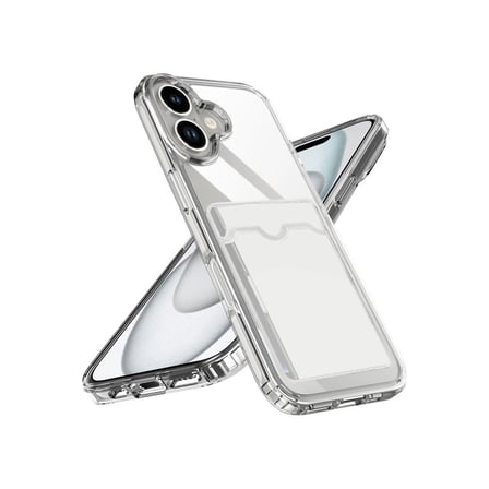 Apple İphone 17 Kart Şeffaf Silikon - Şeffaf