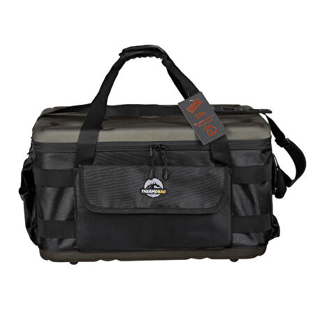 Thermobag Soğutucu Termos Çanta - 25 L - Haki - Balıkçılık - 8-18 Saat