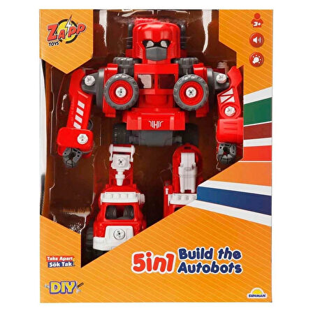 5in1 Zapp Toys Sesli ve Işıklı Sök Tak Robot