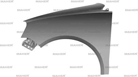 ÇAMURLUK POLO 2005-2009 (SIMYI) ÖN SOL 6Q0821105E