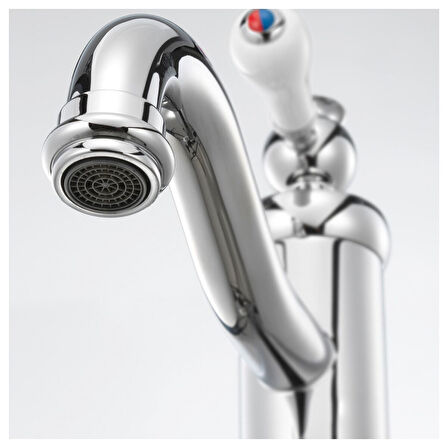 Lavabo bataryası, krom kaplama, 19 cm