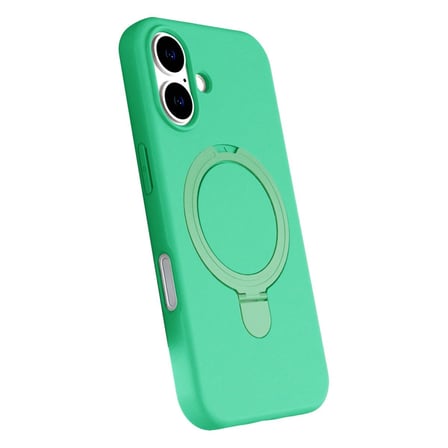 Apple İphone 16 Plus Regal Magsafe Standlı Kapak - Yeşil