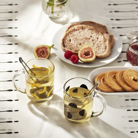 Kupa Seti, Sarı-Siyah, 30 cl, 2 adet