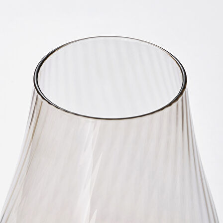 Cam vazo, açık kahverengi, 20 cm