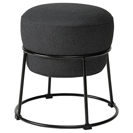 Puf, vissle koyu gri