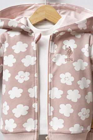 U.S. Polo Assn 3'lü Takım USB2771 Pudra