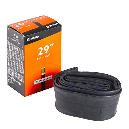 29 × 1,9/2,5 - 48 mm İç Lastik Schrader Valf Uyumlu