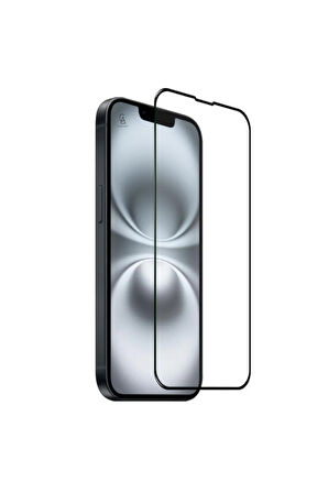 Apple iPhone 16E Uyumlu İçi Kadife Lansman Kılıf ve 5D Tam Kaplayan Cam Ekran Koruyucu