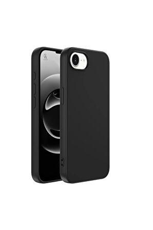 Apple iPhone 16E Uyumlu İçi Kadife Lansman Kılıf ve Mat Seramik Tam Kaplayan Cam Ekran Koruyucu