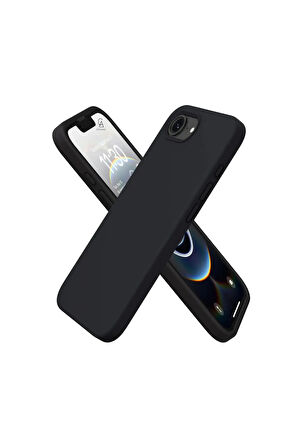 Apple iPhone 16E Uyumlu İçi Kadife Lansman Kılıf ve Hayalet Privacy Tam Kaplayan Cam Ekran Koruyucu