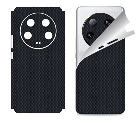 Xiaomi Mi 13 Ultra için uyumlu 360 full arka ve yan kaplama koruma sticker KARBONFİBER