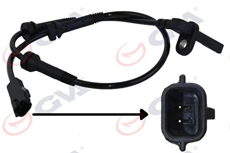 ABS SENSÖRÜ ÖN SAĞ-SOL RENAULT EXPRESS 2023 SYMBOL 3 2014 DACIA DOKKER 2012 SANDERO 2 2016 LOGAN MCV 2 2013 479104225R 479104822R 479104991R