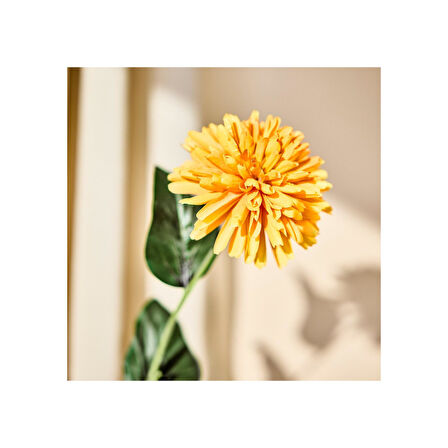 Yapay çiçek, turuncu, 55 cm, krizantem