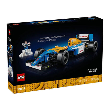 10353 Lego icons Williams Racing FW14B ve Nigel Mansell 10353 parça +18 yaş