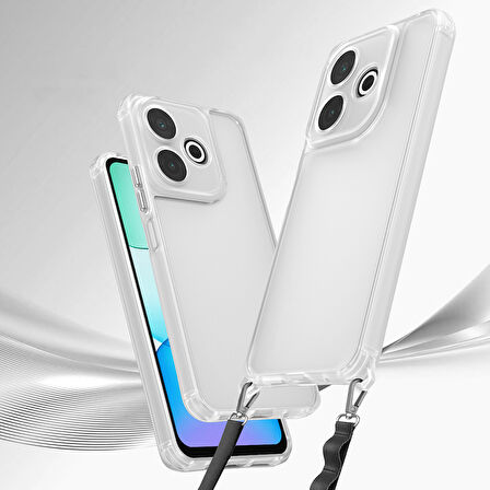 Xiaomi Redmi 13 4G Uyumlu Kılıf Askı Aparatlı Ip Takılabilen (Ip Üründe Yoktur) Telefon Kılıfı