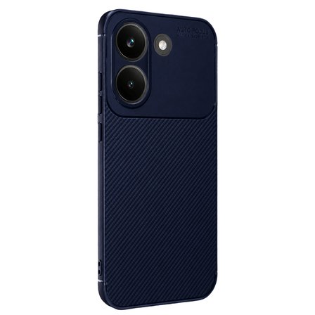 Xiaomi Poco X8 Pro Uyumlu Kılıf Karbon Tasarım Kamera Korumalı Silikon Telefon Kılıfı Kapak