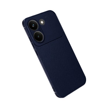 Xiaomi Poco X8 Pro Uyumlu Kılıf Karbon Tasarım Kamera Korumalı Silikon Telefon Kılıfı Kapak