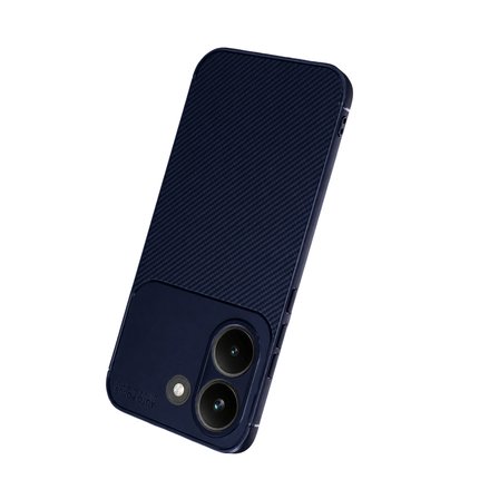 Xiaomi Poco X8 Pro Uyumlu Kılıf Karbon Tasarım Kamera Korumalı Silikon Telefon Kılıfı Kapak