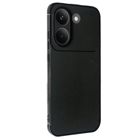 Xiaomi Poco X8 Pro Uyumlu Kılıf Karbon Tasarım Kamera Korumalı Silikon Telefon Kılıfı Kapak
