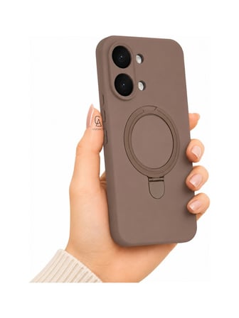 Xiaomi Poco X8 Pro Max Uyumlu Kılıf M-Safe Özellikli Yüzük Standlı Telefon Kılıfı Kapak