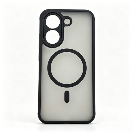 Xiaomi Poco X8 Pro Uyumlu Buzlu Yarı Şeffaf Magsafe Telefon Kılıfı Kapak
