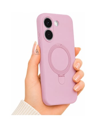 Xiaomi Poco X8 Pro Uyumlu Kılıf M-Safe Özellikli Yüzük Standlı Telefon Kılıfı Kapak