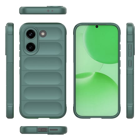 Xiaomi Poco X8 Pro Uyumlu Kılıf Esnek Tpu Oyuklu Arka Yüzey Tasarımlı Silikon Kapak