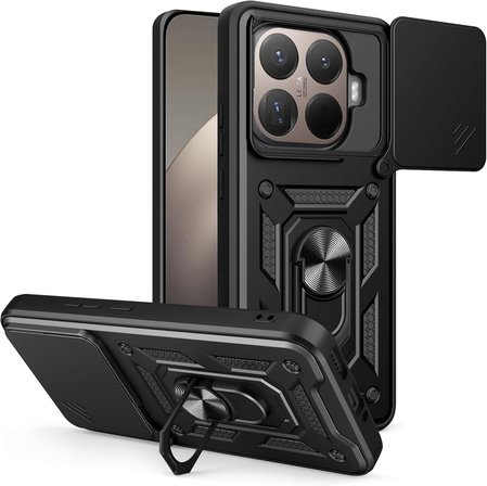 Xiaomi Mi 17T Pro ile Uyumlu Kılıf Magnetik Standlı Kamera Korumalı Sürgülü Kapak