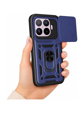 Xiaomi Mi 17T Pro ile Uyumlu Kılıf Magnetik Standlı Kamera Korumalı Sürgülü Kapak